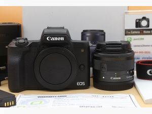 ขาย Canon EOS M50 + Lens 15-45mm (สีดำ) สภาพสวย อดีตประกันร้าน เมนูไทย อุปกรณ์ครบกล่อง  อุปกรณ์และรายละเอียดของสินค้า 1.Body Canon EOS M50 (สีดำ) 2.Lens EF